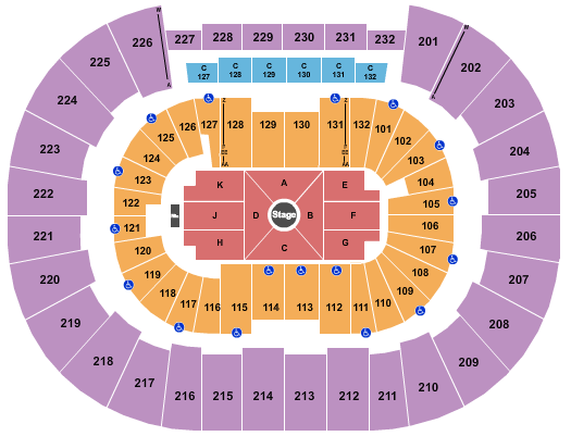 Legacy Arena Nate Bargatze Seating Chart